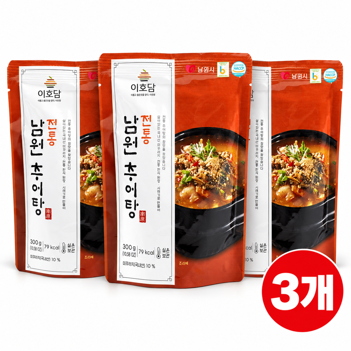 Lee Ho-dam - Traditional Namwon Chueotang 300g x 3 packs