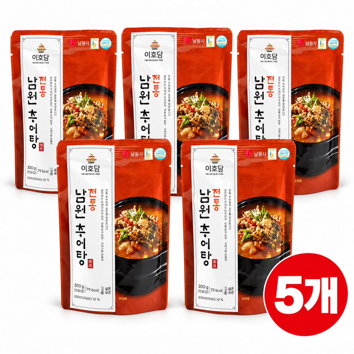 Lee Ho-dam - Traditional Namwon Chueotang 300g x 5 packs