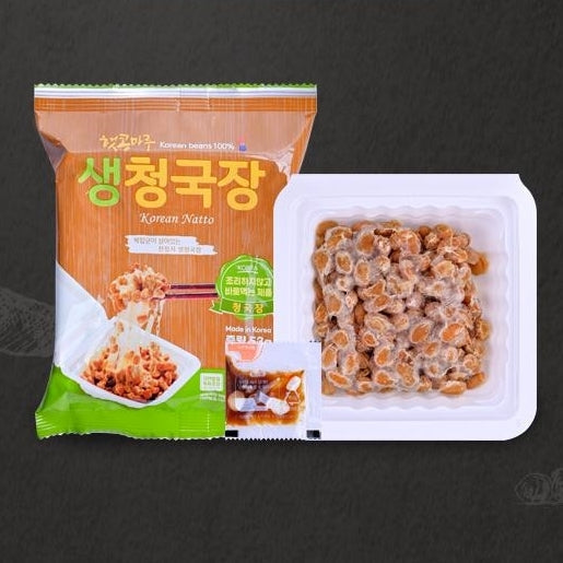 [Kkotma Fresh] Hatkongmaru Ready-to-Eat Fresh Cheonggukjang (Natto) 50g