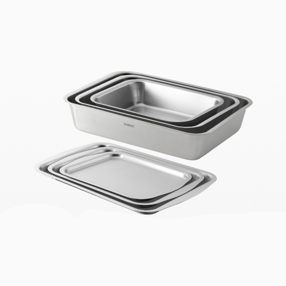 COOKEVER SINVAT Stainless Steel Multi Cooking Pan Set 7 Piece Set