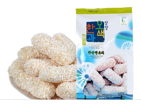 Yangyang Osaek Hangwa - Glutinous Rice Condensed Milk Cookie 120g x 4 packs (Limited to 1 per order)