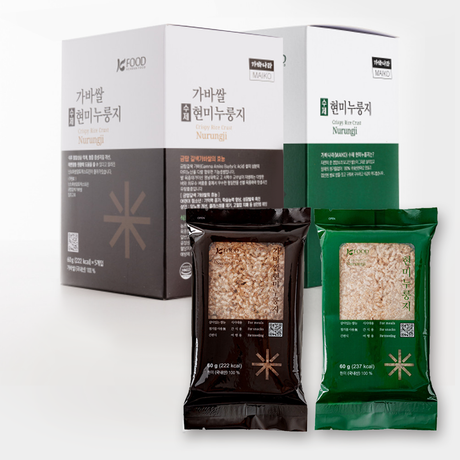 Gabanara Brown Rice Nurungji + GABA Rice Brown Rice Nurungji (60g * 5 packs * 2 boxes) Set