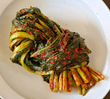 [Free Separate Shipping] Pyeongchang Kkotsuni Pumpkin Kimchi 2.5kg + Mustard Leaf Kimchi 2.5kg