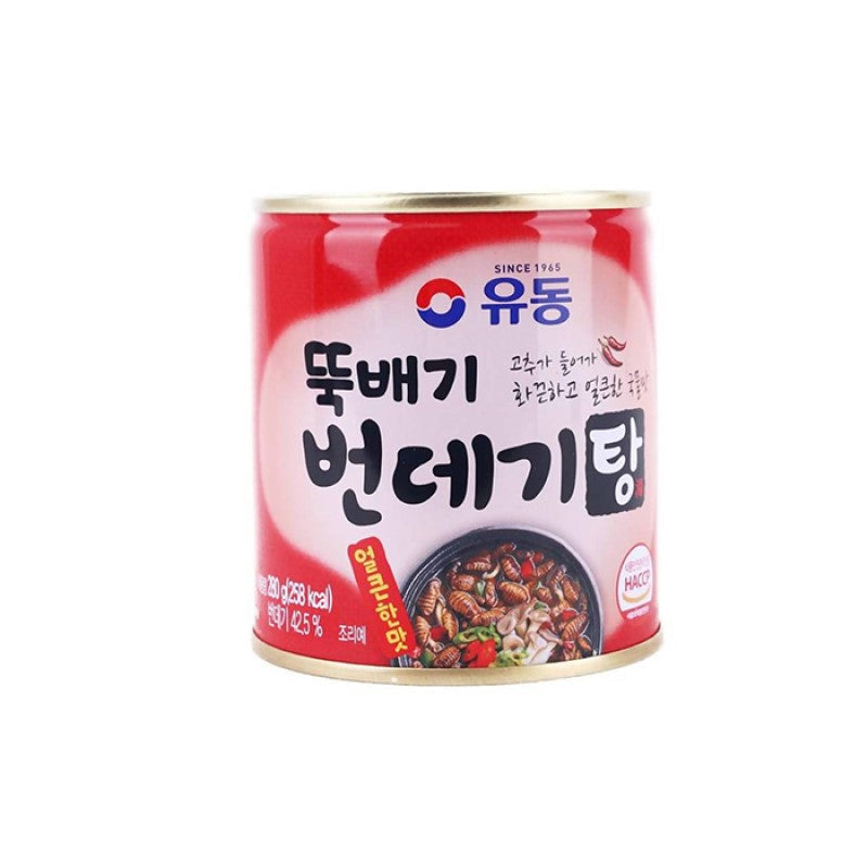 Yudong Ttukbaegi Silkworm Pupa Soup 280g - Spicy Flavor