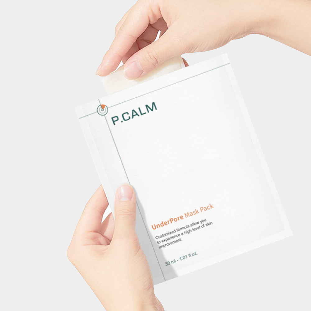 [Bundle Discount] P.CALM Under Pore Mask Pack 30ml * 5 Packs X 5 <br/>Expiration Date: May 5, 2025