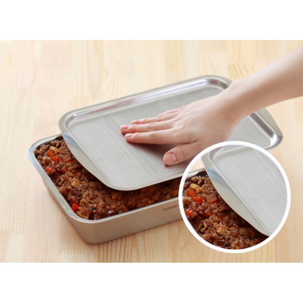 COOKEVER SINVAT Stainless Steel Multi Cooking Pan Set 7 Piece Set