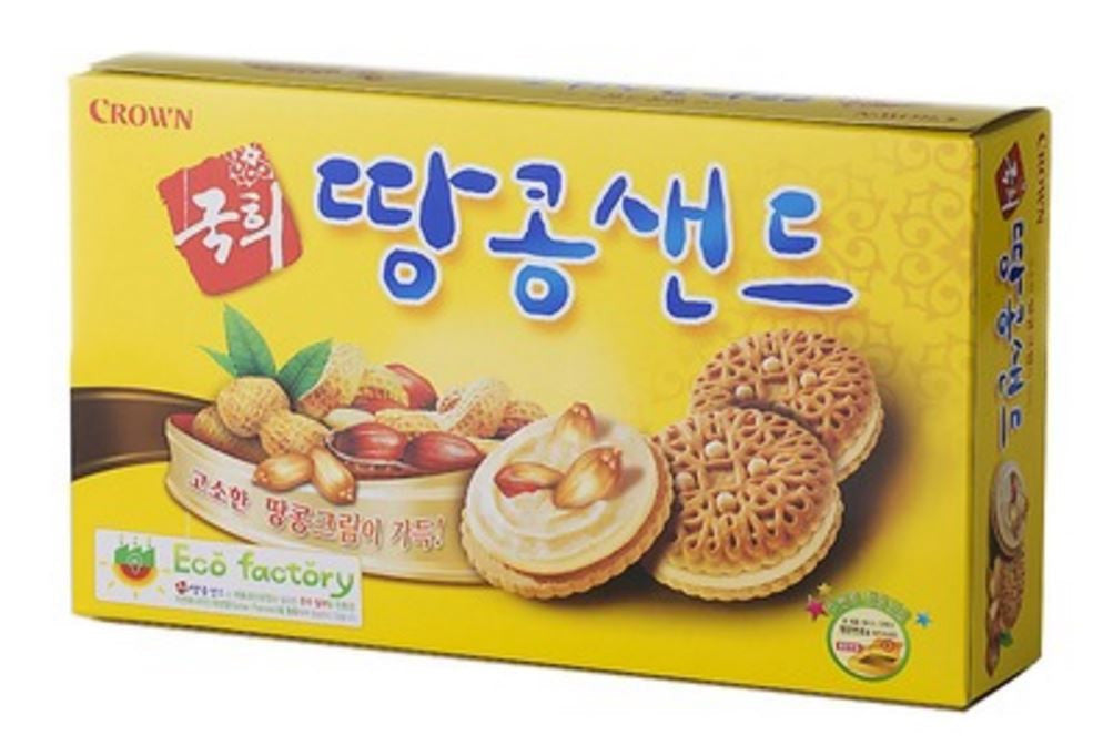 [Crown] Kukhee Peanut Sandwich 372g