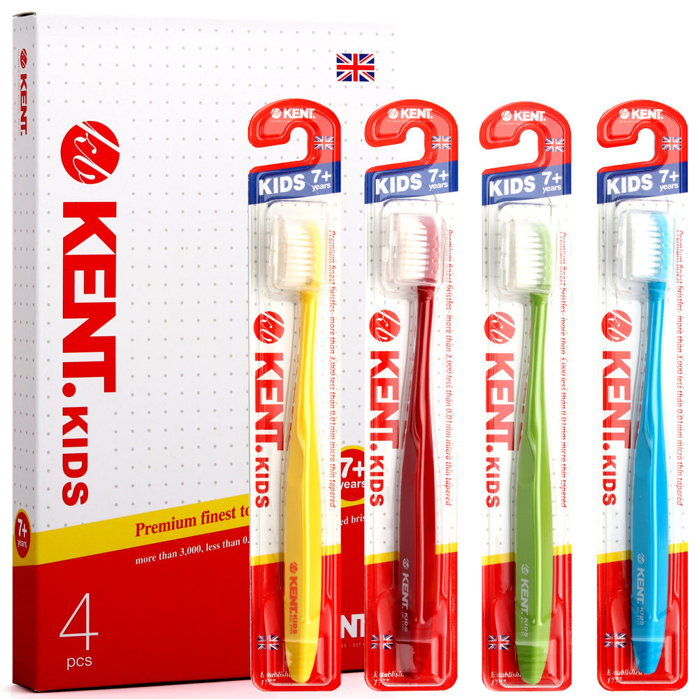 Kent Kids Ultra-fine Bristle Toothbrush (4-pack)