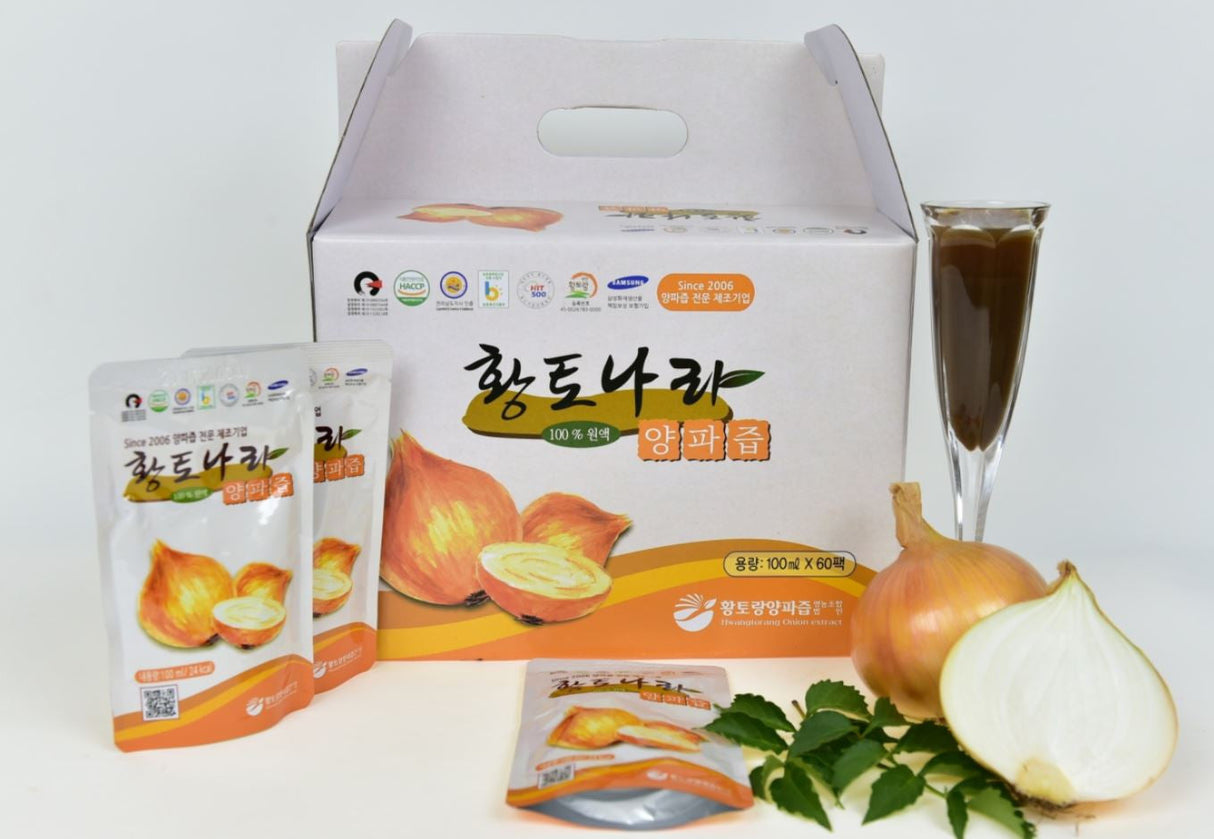 60 packs of 100% pure onion juice made by grinding without water