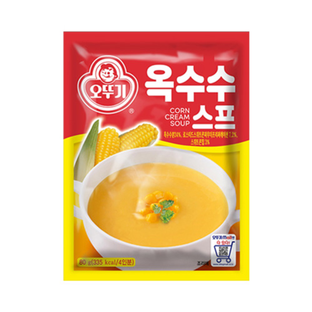 오뚜기 - 옥수수 스프 80g 유통기한 : 2024년 12월 12일