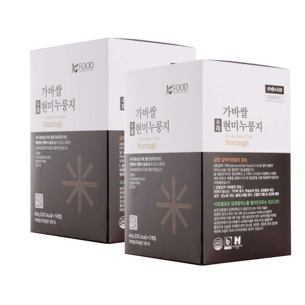 Gabanara GABA Rice Brown Rice Nurungji (60g * 5 packs) * 2 boxes