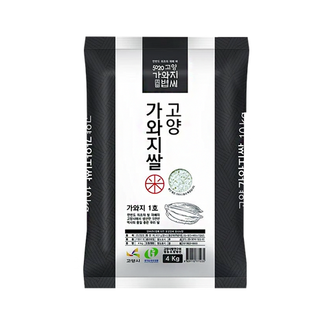 [Free Separate Shipping] Goyang Kawaji No. 1 Rice, the First Rice of the Korean Peninsula 4kg * 4 Bags<br>(Refrigerate) (Milling Date: 11/06/2021)