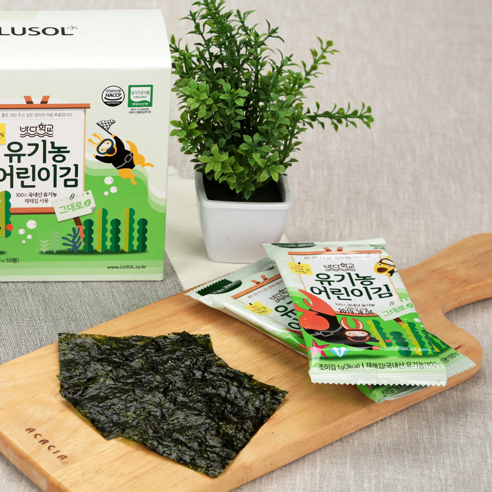 Rusol Sea School Organic Children's Seaweed 1 Box (10 packs)