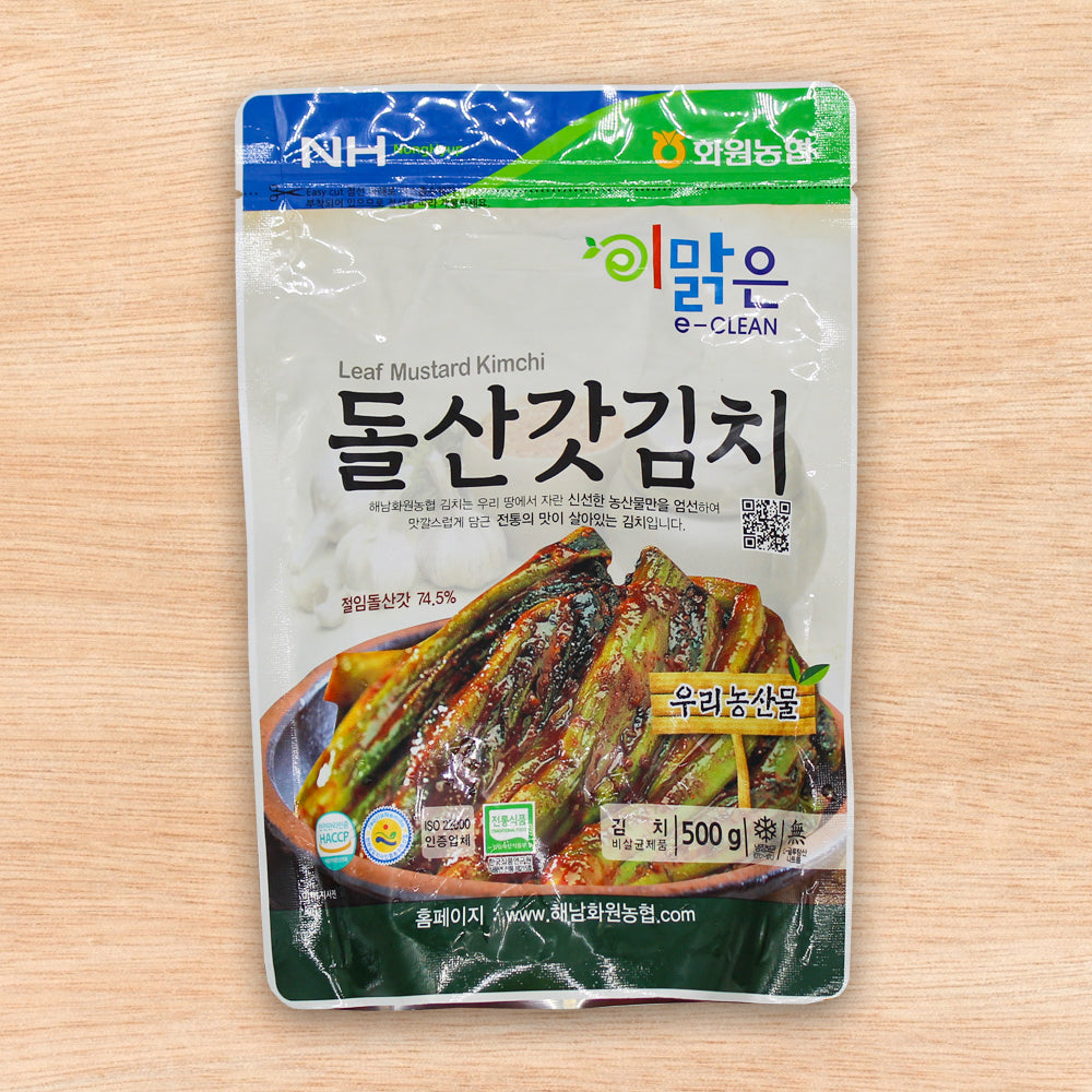 [Kkotma Fresh] Haenam Nonghyup I-Malgeun Dolsan Mustard Leaf Kimchi 500g