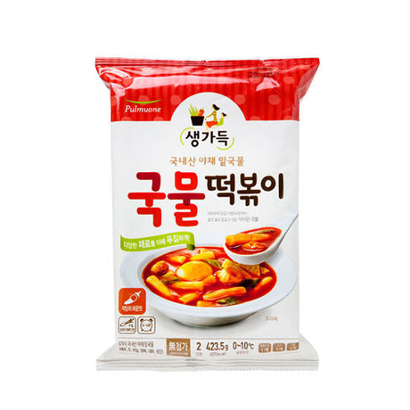 [Free Separate Shipping] Pulmuone Jjolmyeon and Tteokbokki Set (Soup Tteokbokki 2 Packs, Pure Rice Tteokbokki 2 Packs, Fresh Jjolmyeon 1 Pack)