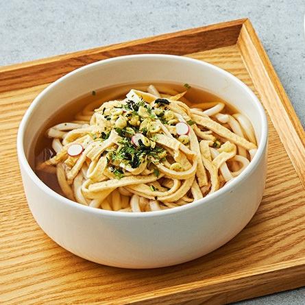 [꽃마Fresh] [컬리] 더플랜 목련 어묵채 우동 8팩 + 고추어묵 우동 8팩