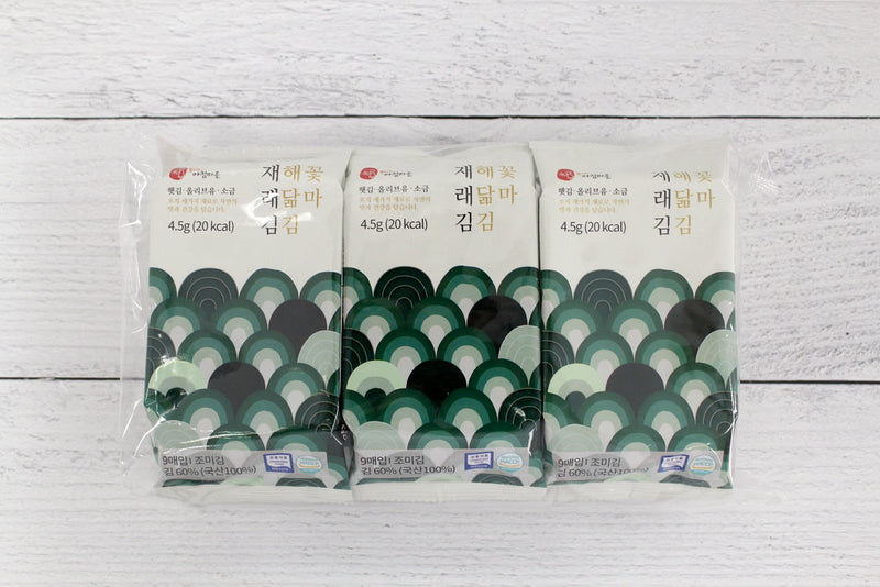 *BULK SPECIAL* [Separate Free Shipping] Cconma 100% All Natural Premium Roasted Seaweed Snack x 6 Snack Packs x 12 sets (72 Packs Total)