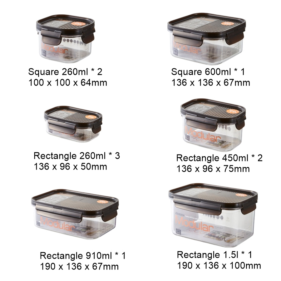 Modular Premium Food Storage Containers