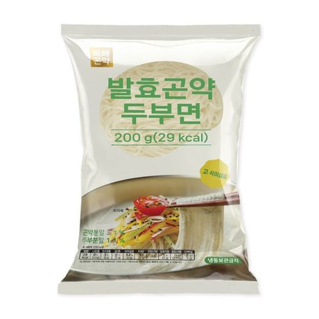 Konjac.com - Fermented Konjac Tofu Noodles 200g 1 Box (10 Packs)