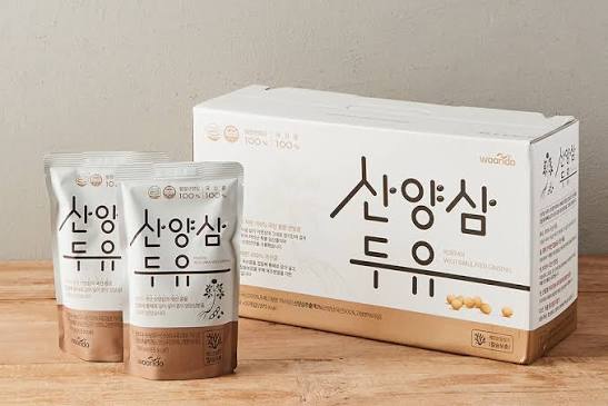 [Wooridu] Wild Ginseng Soy Milk (190ml x 15 packs) Expiration Date: January 27, 2027