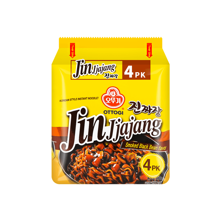 Ottogi Jin Jjajang Noodle Multipack (4 packs per order)