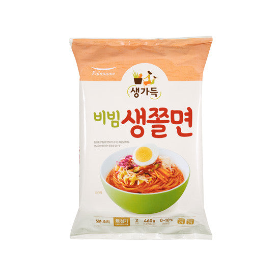 [Free Separate Shipping] Pulmuone Jjolmyeon and Kalguksu Set (2 packs of Anchovy Kalguksu, 2 packs of Clam Kalguksu, 1 pack of Fresh Jjolmyeon)