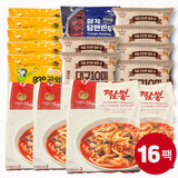 [Free Separate Shipping] Lee Yeon-bok Mokran Jjamppong + Seong Gyeong-sun Dumplings Chinese Set (Total 16 Packs)