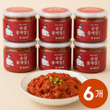 [Free Separate Shipping][Kkotma Fresh] Chef Choi In-seon's Boneless Seasoned Marinated Blue Crab 250g x 6 packs