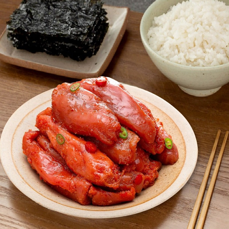 [MILLS EXPRESS] JEJU Green tea Salted Seasoned Pollack Roe 350g
