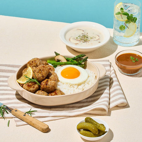 [Kkotma Fresh] One Bite! Hamburg Steak & Demi-Glace Sauce