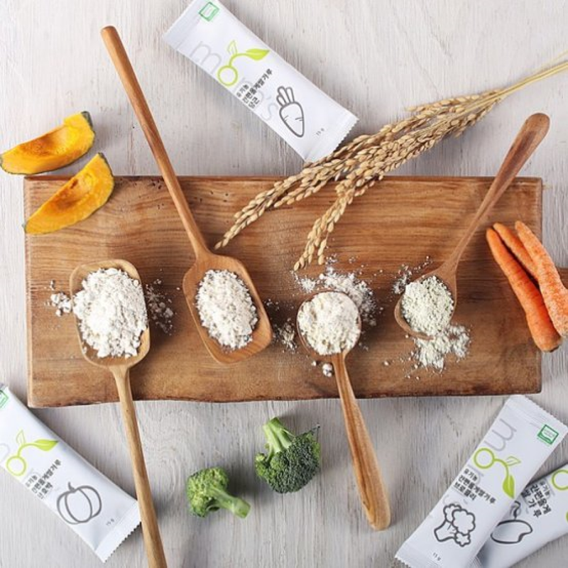 MOM's Organic Simple Olge Rice Powder 15g x 5 sticks  (4 Options to Choose from)