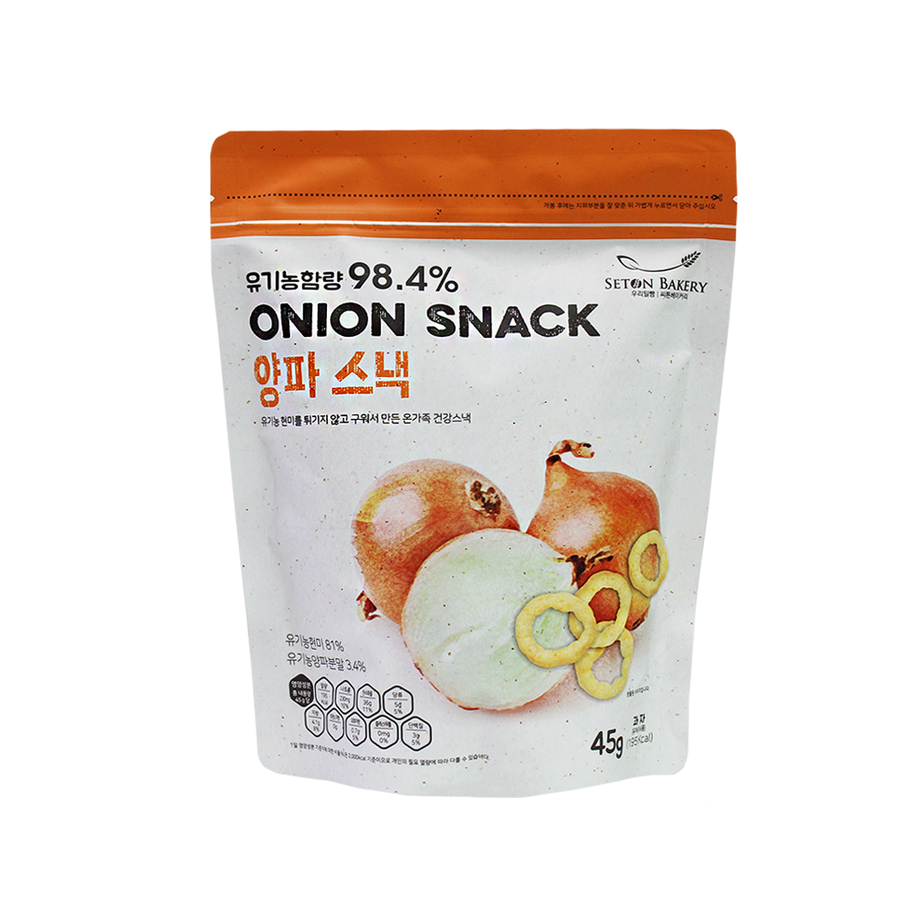 Seeton Bakery - Oven-Baked Organic Onion Snack 45g