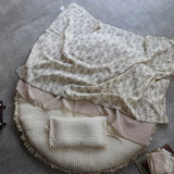 Sentimental Trickholic 4-Layer Vintage Flower Blanket (Select Size)