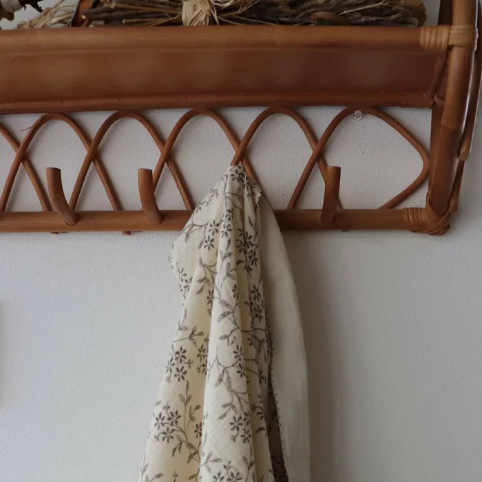Sentimental Trickholic 4-Layer Vintage Flower Blanket (Select Size)