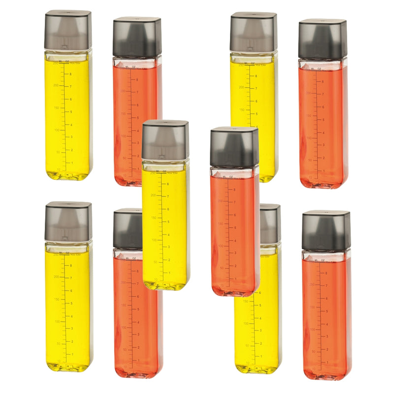 [HOT DEAL] SINO GLASS 2-Pack SQUARE Oil & Vinegar Glass Dispenser Bottles with Leak Proof Silicone Caps X 5box
