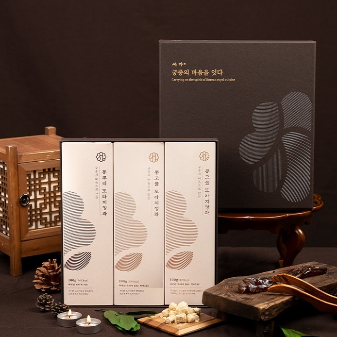 SEOGA Premium Bellflower Root Korean Traditional Snack (Jeongkwa 정과) Gift Set