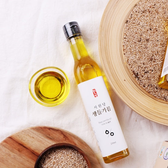 Seowondang - Cold-Pressed Raw Perilla Oil 250ml<br>Expiration Date: December 10, 2026
