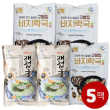 [Free Separate Shipping][Kkotma Fresh] Freshwater Clam Soup + Manila Clam Soup Seomjin River Gourmet Set 5-Pack