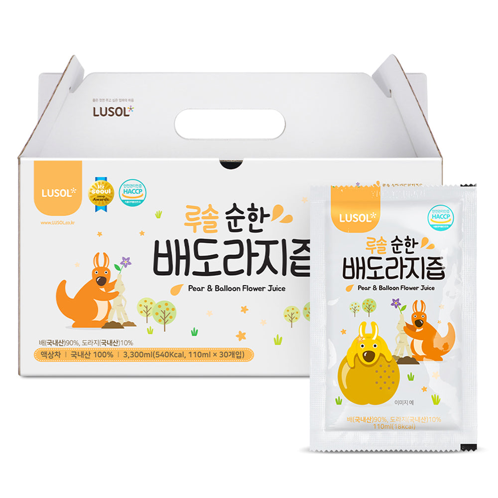 Rusol Mild Pear and Balloon Flower Root Juice (30 packets)
