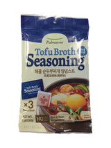 [Pulmuone] Soft Tofu Stew Seasoning Set (Traditional*2 packs, Seafood*2 packs)