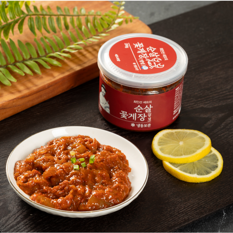 [Free Separate Shipping][Kkotma Fresh] Chef Choi In-seon's Boneless Seasoned Marinated Blue Crab 250g x 6 packs
