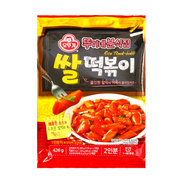 Ottogi - Ttugi's Snack Shop Rice Tteokbokki (Can be stored at room temperature)