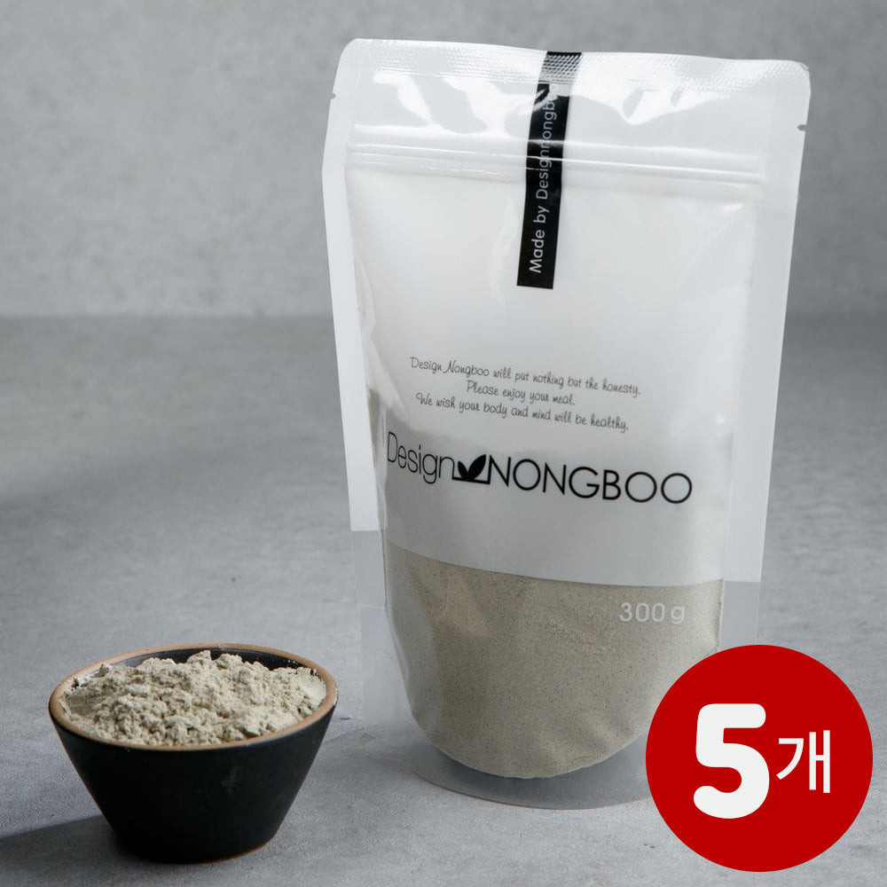 Design Nongbu - Morning Mugwort Misugaru 300g x 5 packs Expiration Date: August 7, 2026