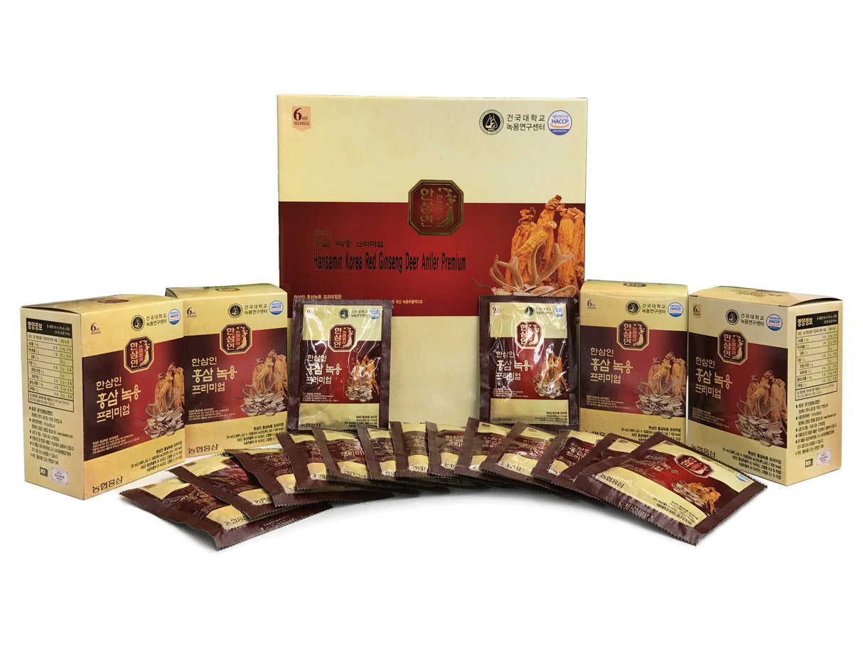Red Ginseng and Deer Antler Premium 60 Packs