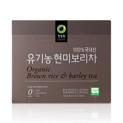 Organic Domestic Brown Rice Barley Tea 120g (8g x 15ea)
