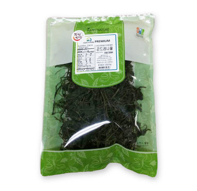 100g of Hamchorom dried Gondre namul from Jeollanam-do