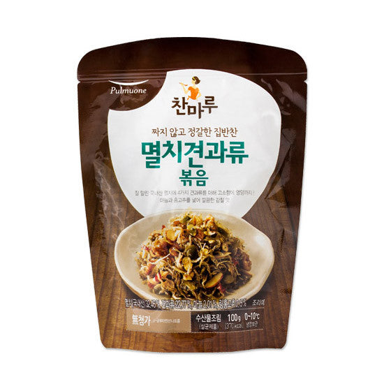 [Pulmuone] Stir-fried Anchovies and Nuts 100g