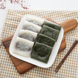[Free Separate Shipping] Siru & Banga 6-Piece Rice Cake Set (Red Bean Paste Sliced Rice Cake, Cream Cheese Glutinous Rice Cake, Tiramisu Glutinous Rice Cake, Five-Color Bangul-tteok, Five-Color Bead Rice Cake, Five-Color Baram-tteok)