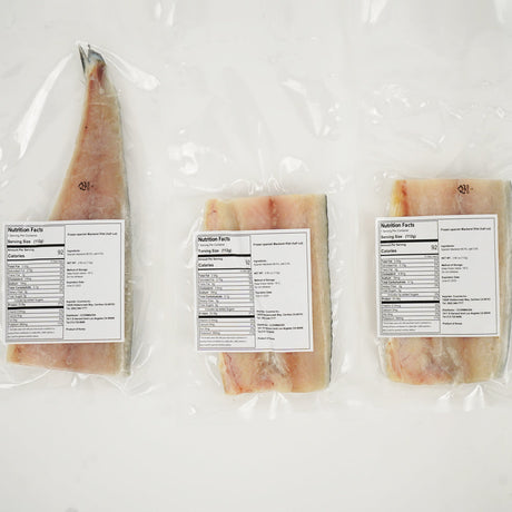 [Free Separate Shipping] Korean Spanish Mackerel Fillet Half-Cut 3kg (24~30 Packs)