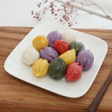 [Free Separate Shipping] Siru & Banga 6-Piece Rice Cake Set (Red Bean Paste Sliced Rice Cake, Cream Cheese Glutinous Rice Cake, Tiramisu Glutinous Rice Cake, Five-Color Bangul-tteok, Five-Color Bead Rice Cake, Five-Color Baram-tteok)